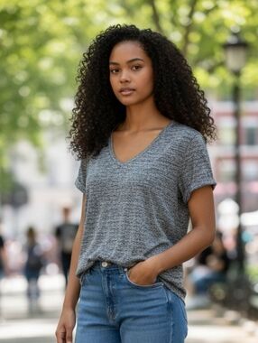 Cotton On Heather Gray Knit Top